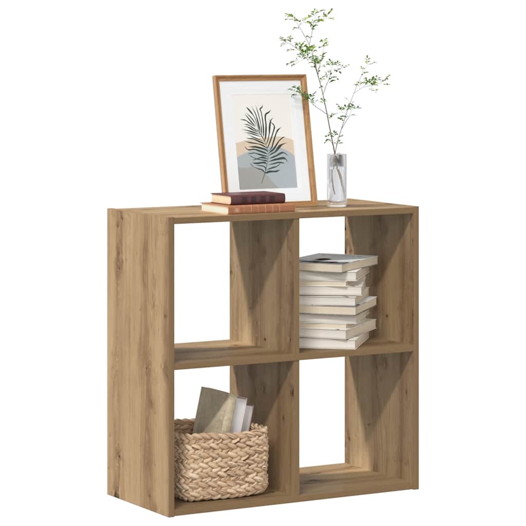 Bokhylla ek 68,5x32x68,5 cm konstruerat trä