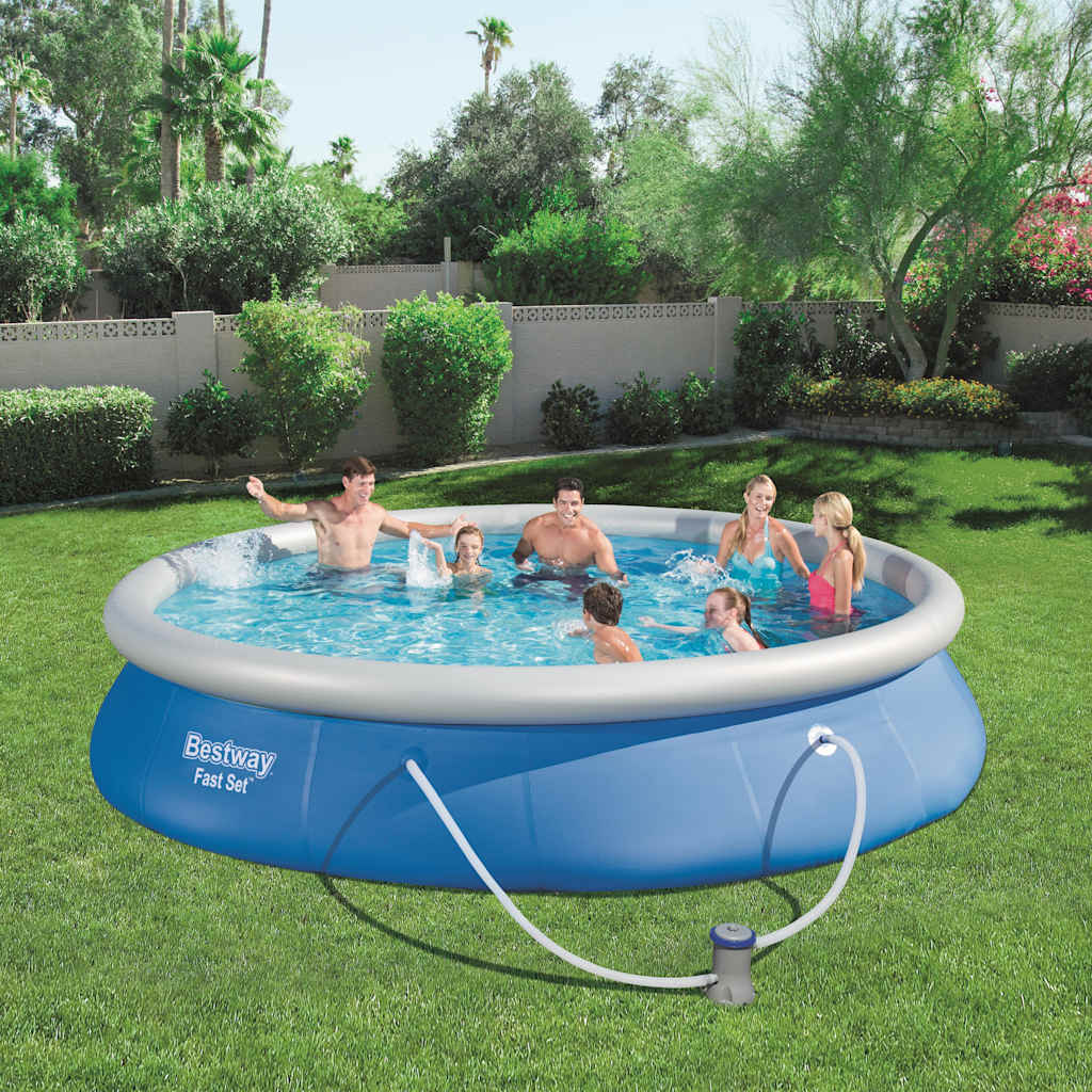 Trädgårdspool Fast Set 457x84 cm 57313