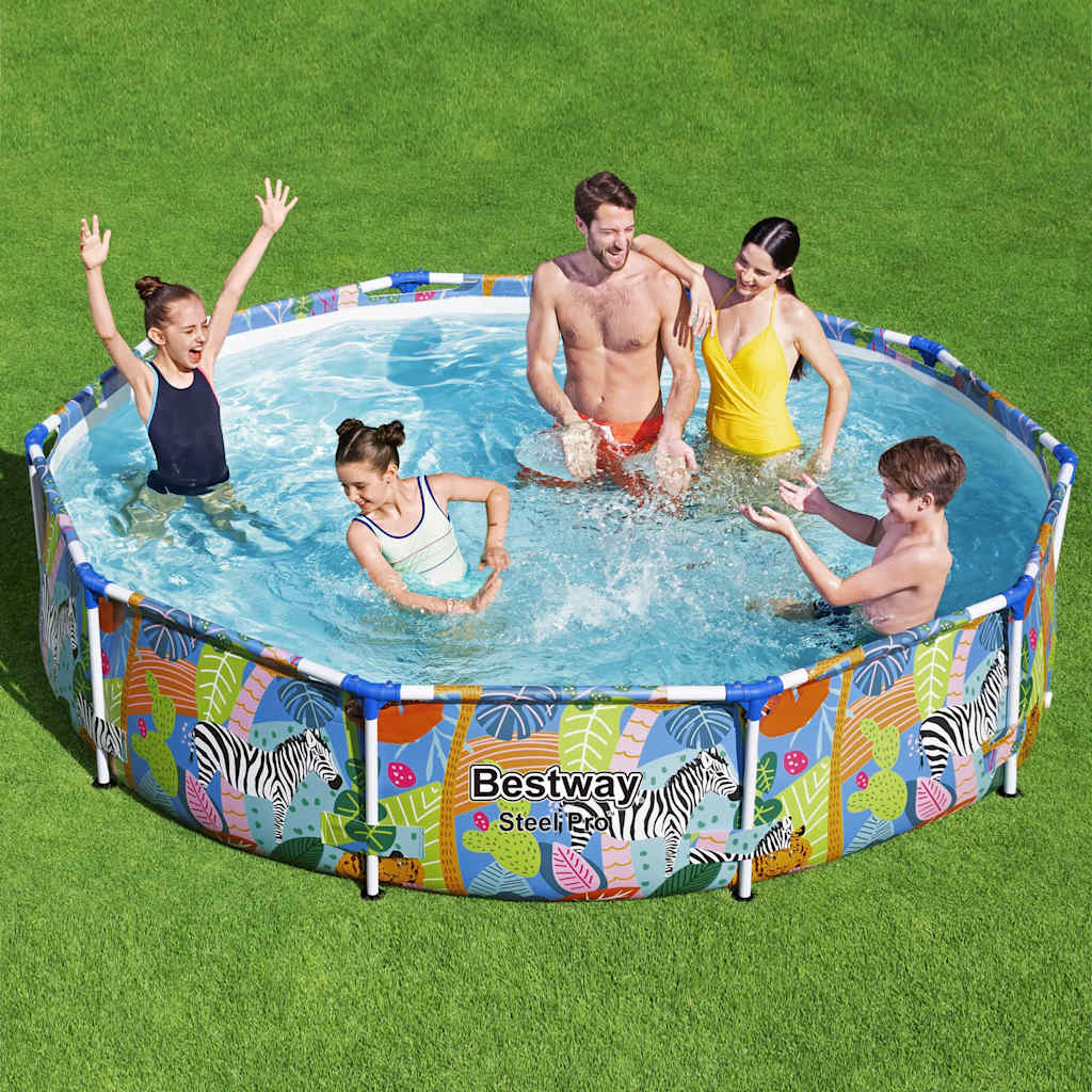Pool med stålram Steel Pro 305x66 cm