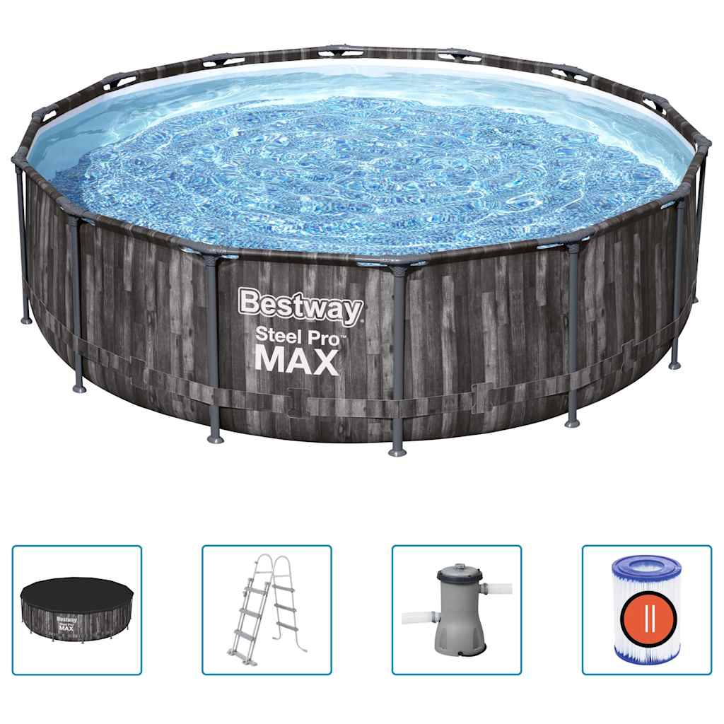 Poolset Steel Pro MAX rund 427x107 cm
