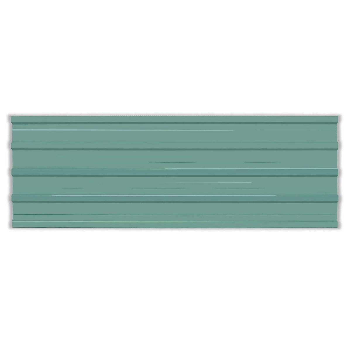 Takpanel 12 st Grön 129 x 45 cm Galvaniserat stål