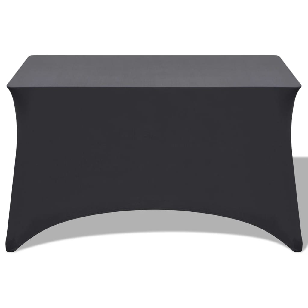 Bordsöverdrag stretch 2 st antracit 120x60,5x74 cm