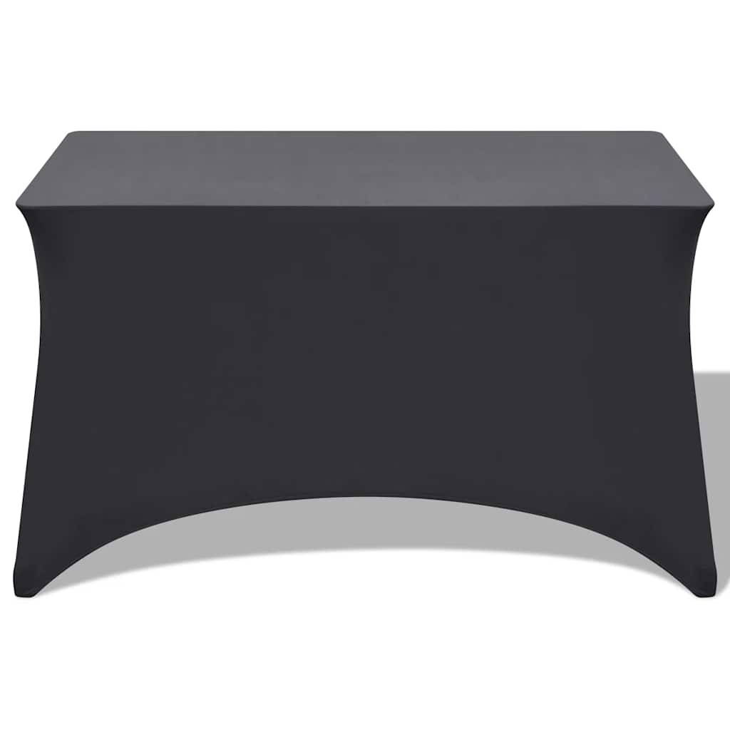 Bordsöverdrag stretch 2 st antracit 183x76x74 cm