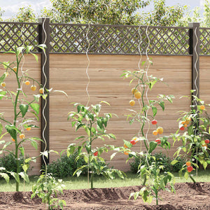 Spiralformade växtstöd 20 st 170 cm galvaniserat stål