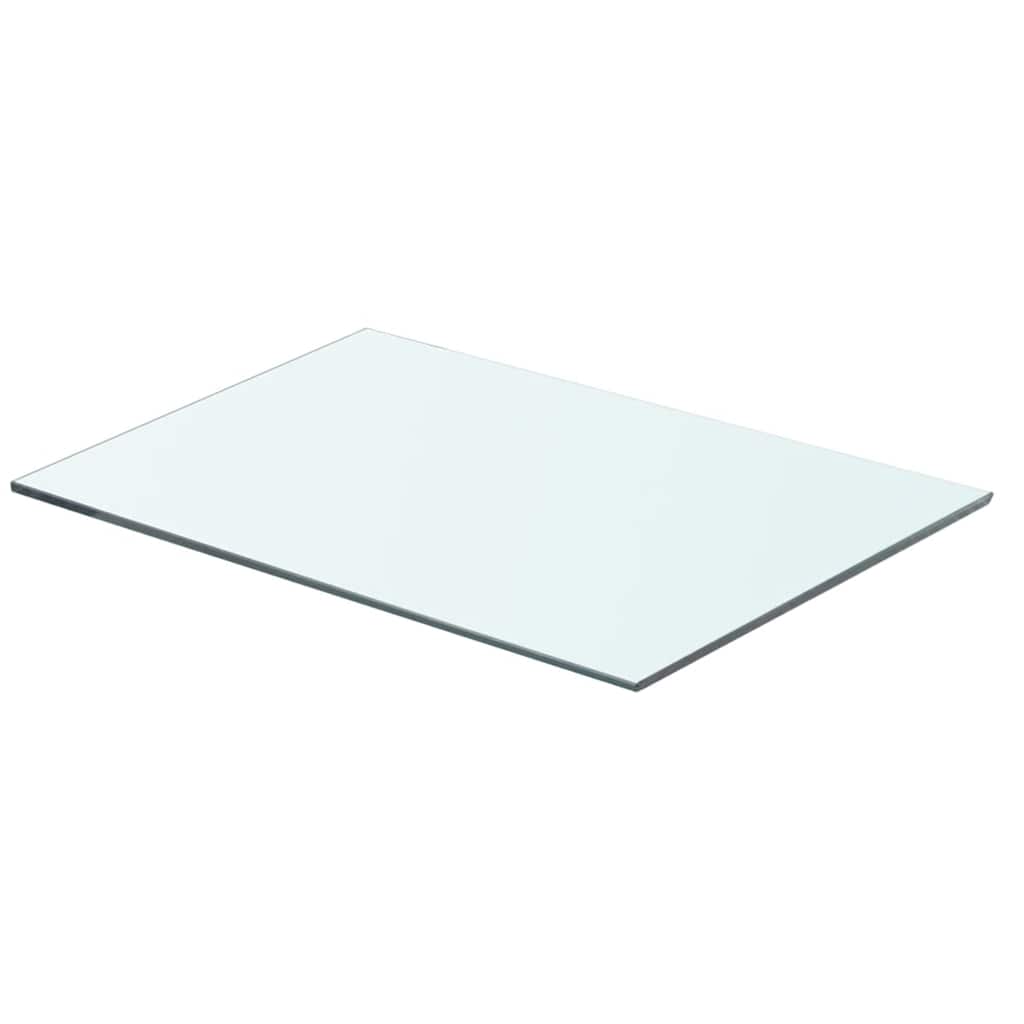 Hyllplan glas genomskinlig 50x30 cm
