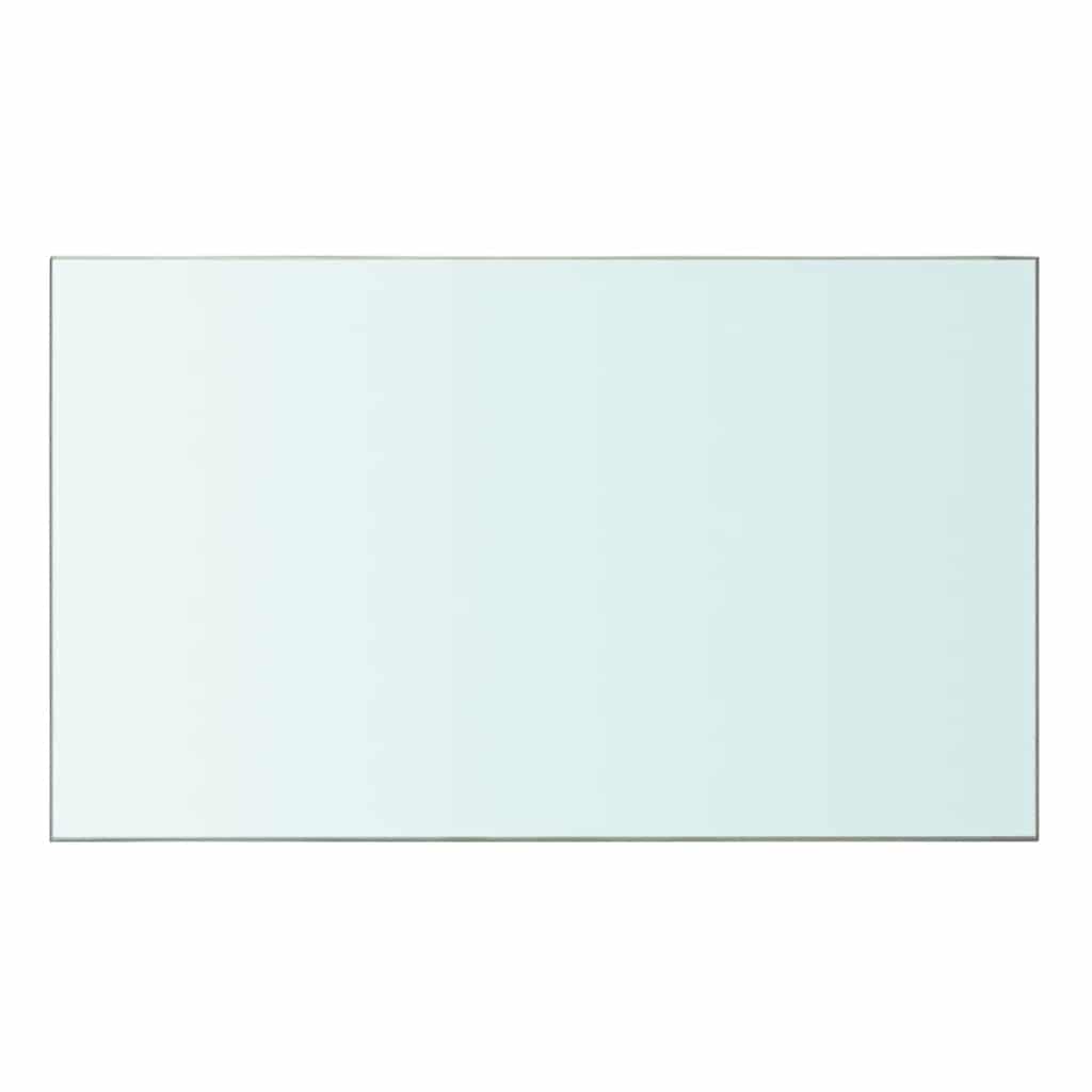 Hyllplan glas genomskinlig 50x30 cm