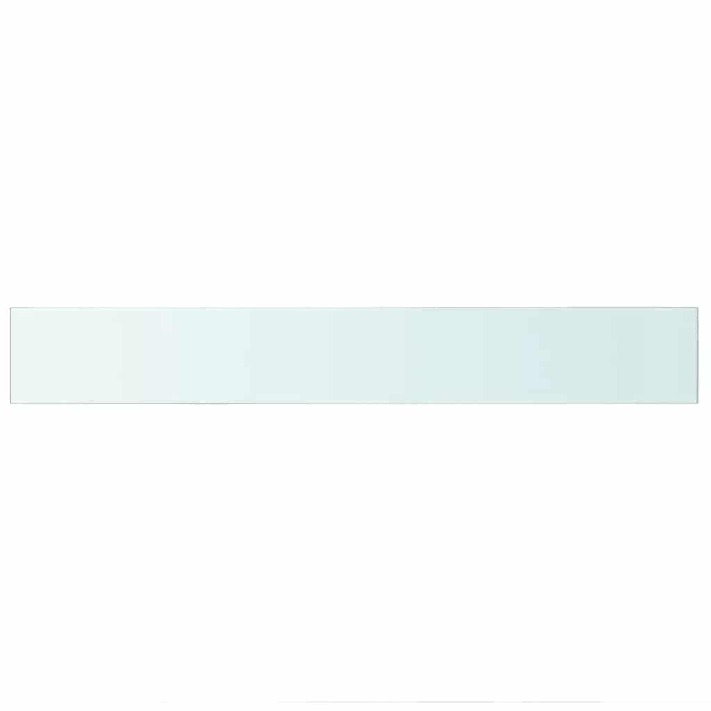 Hyllplan glas genomskinlig 90x12 cm