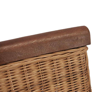 Matstolar 6 st naturlig rotting brun