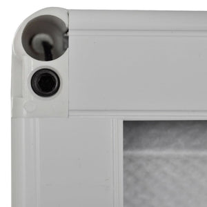 Plisserat insektsnät med jalusi för fönster 80x100 cm aluminium