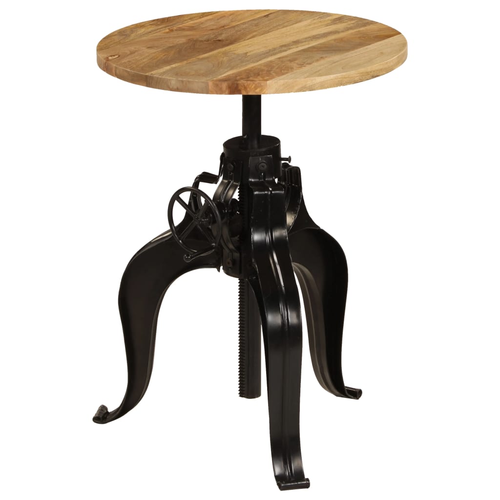 Barbord massivt mangoträ 60x(76-110) cm