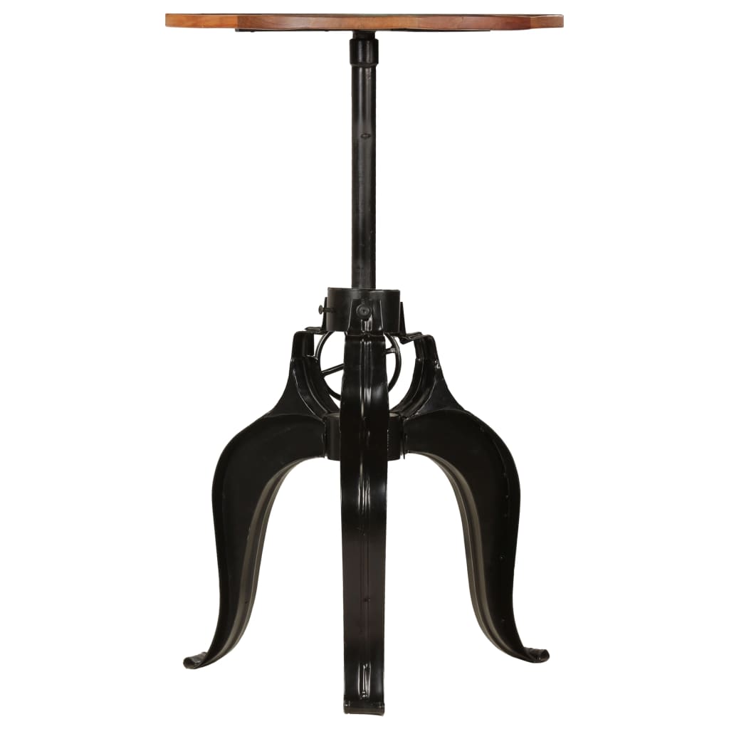 Barbord massivt återvunnet trä 60x(76-110) cm
