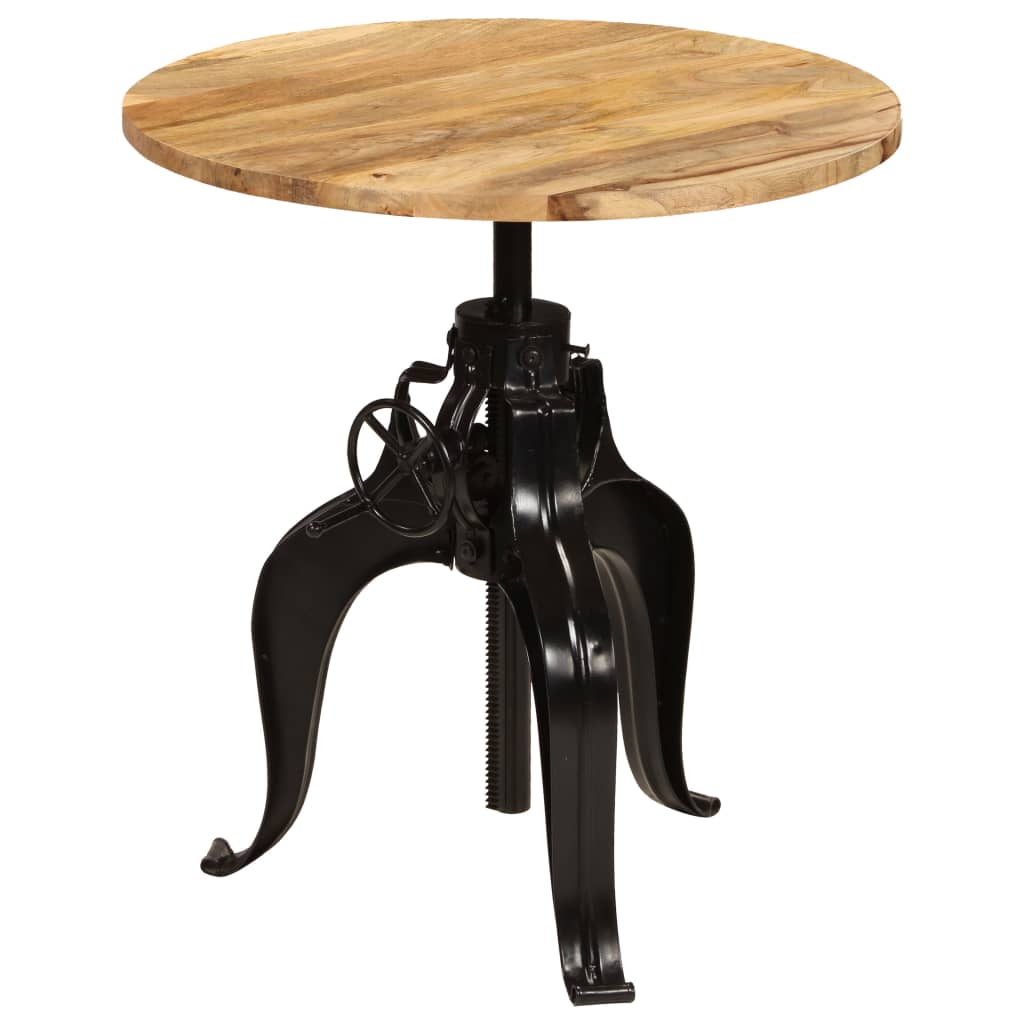 Barbord massivt mangoträ 75x(76-110) cm
