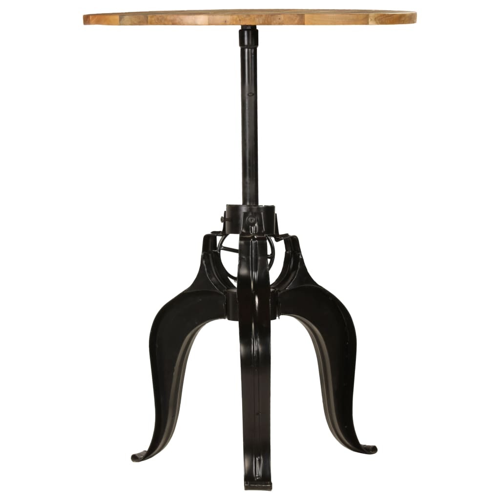 Barbord massivt mangoträ 75x(76-110) cm