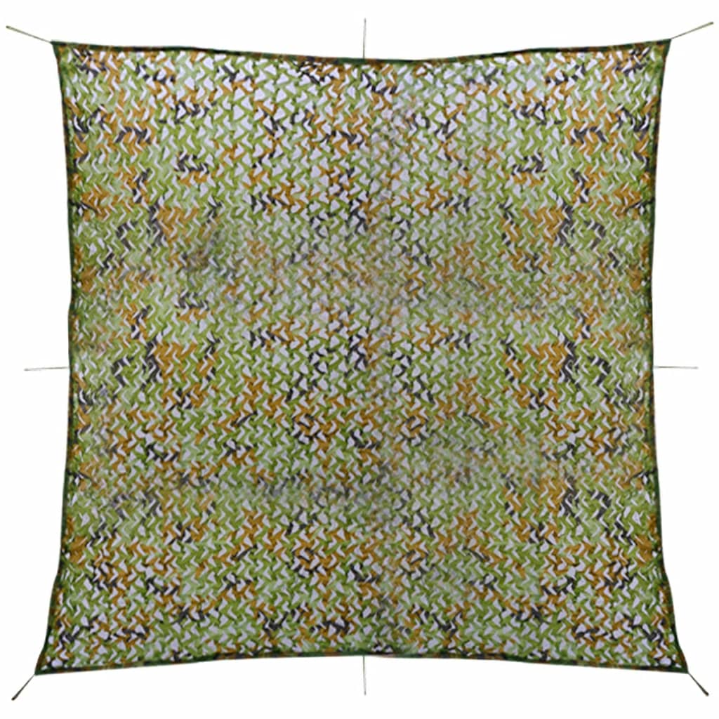Camouflagenät med förvaringsväska 6x6 m
