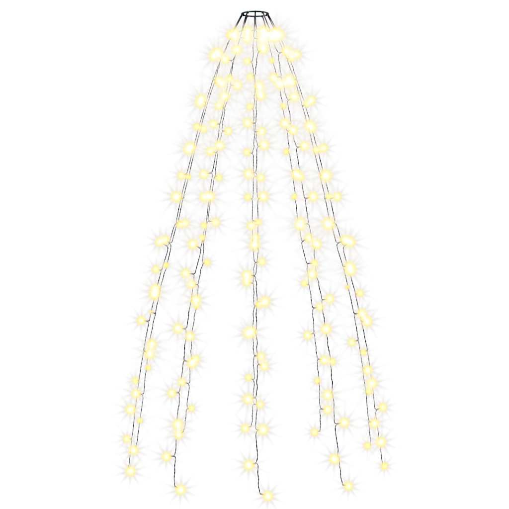 Ljusnät för julgran 180 LED 180 cm