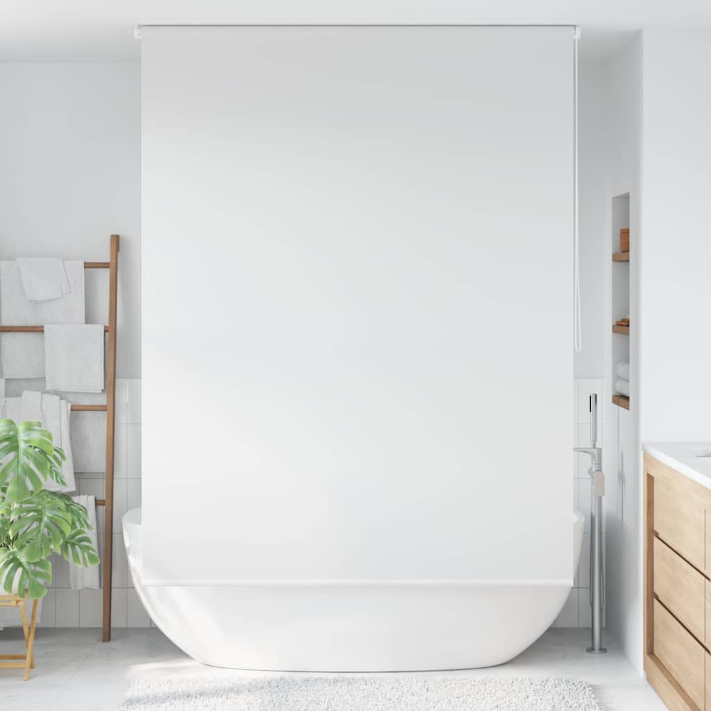 Rullgardin för dusch 140x240 cm vit