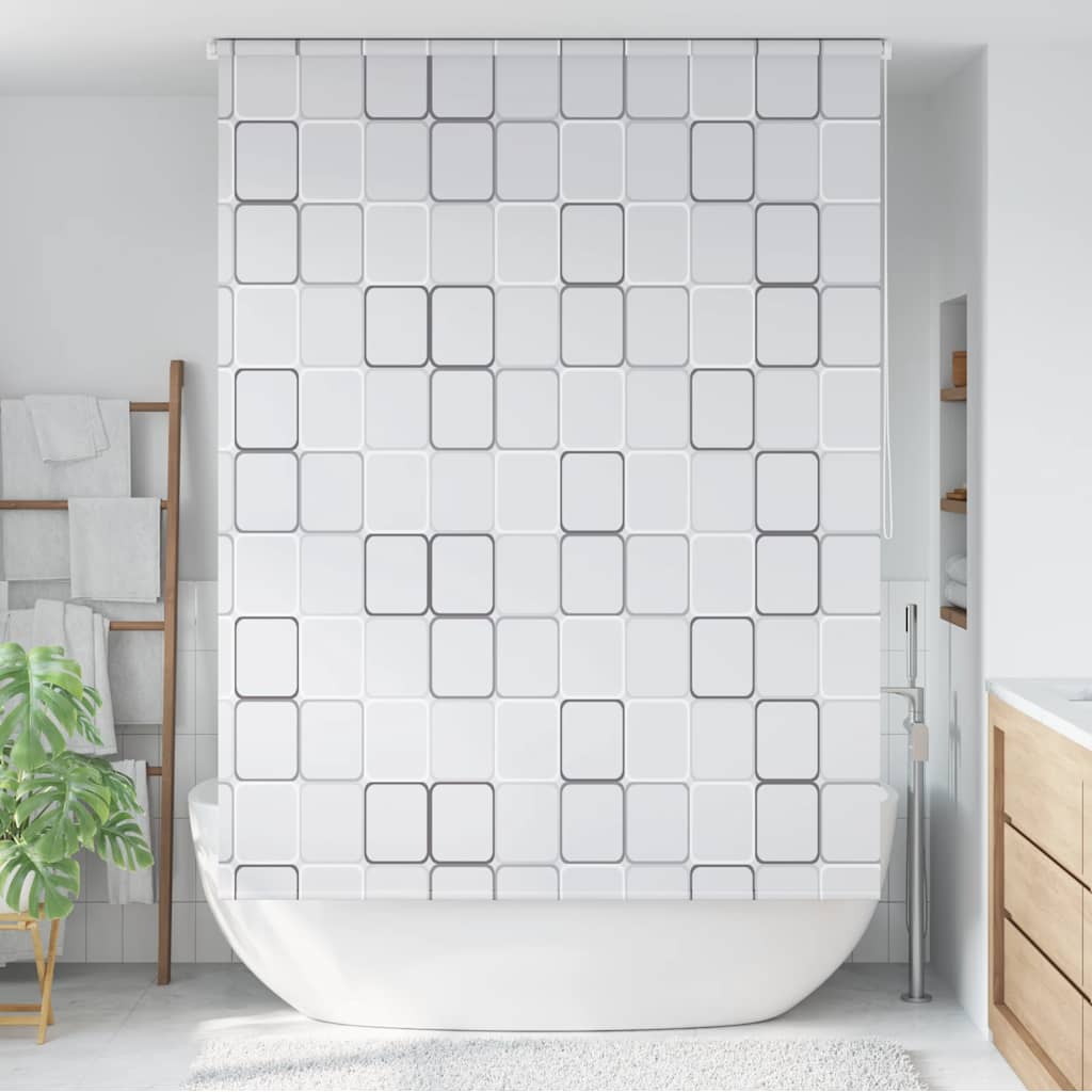 Rullgardin för dusch 140x240 cm fyrkant