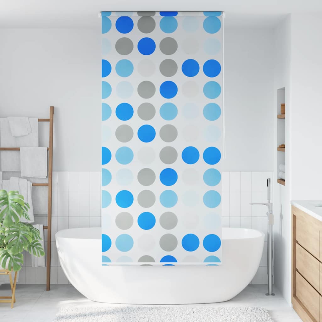 Rullgardin för dusch 100x240 cm cirkel