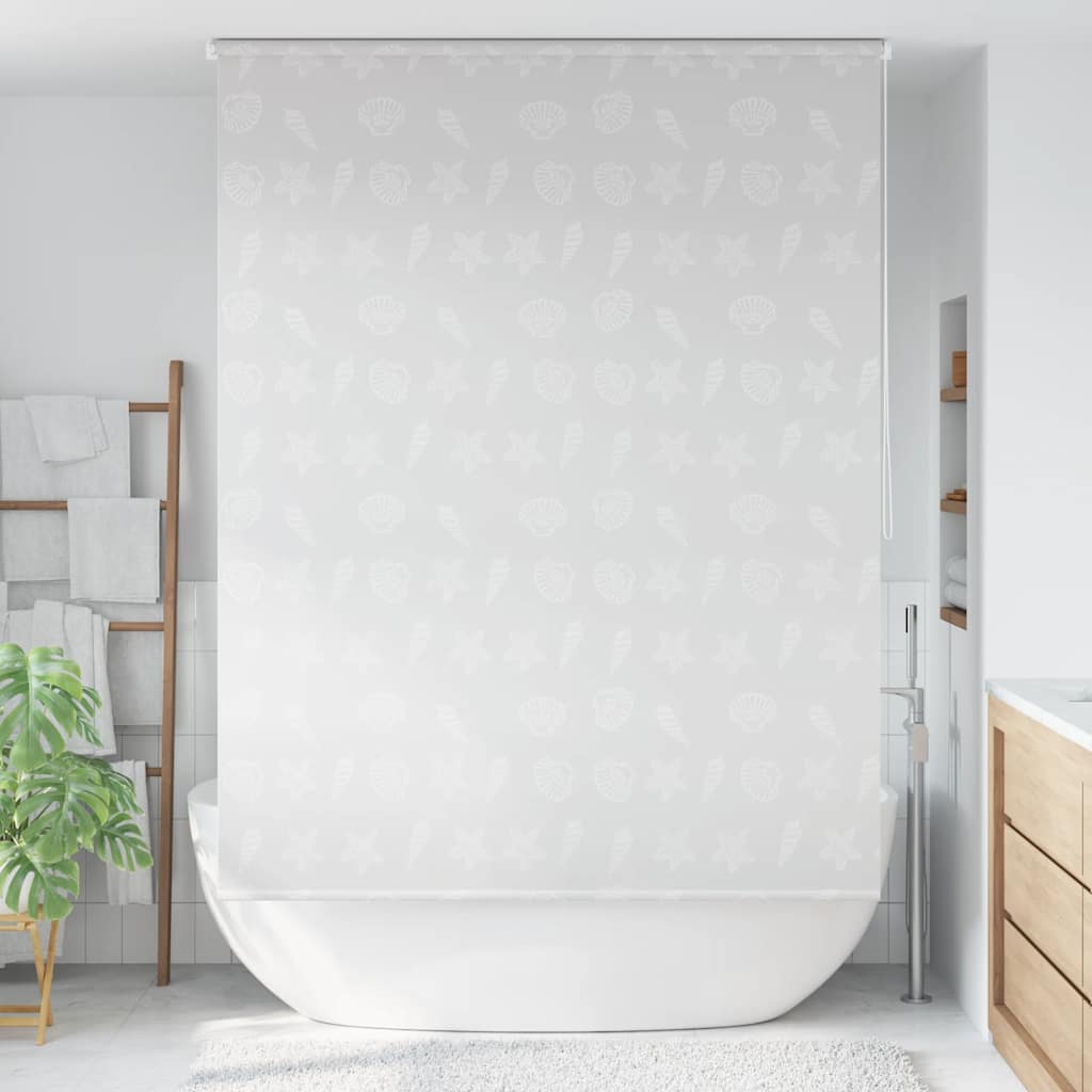 Rullgardin för dusch 160x240 cm sjöstjärna