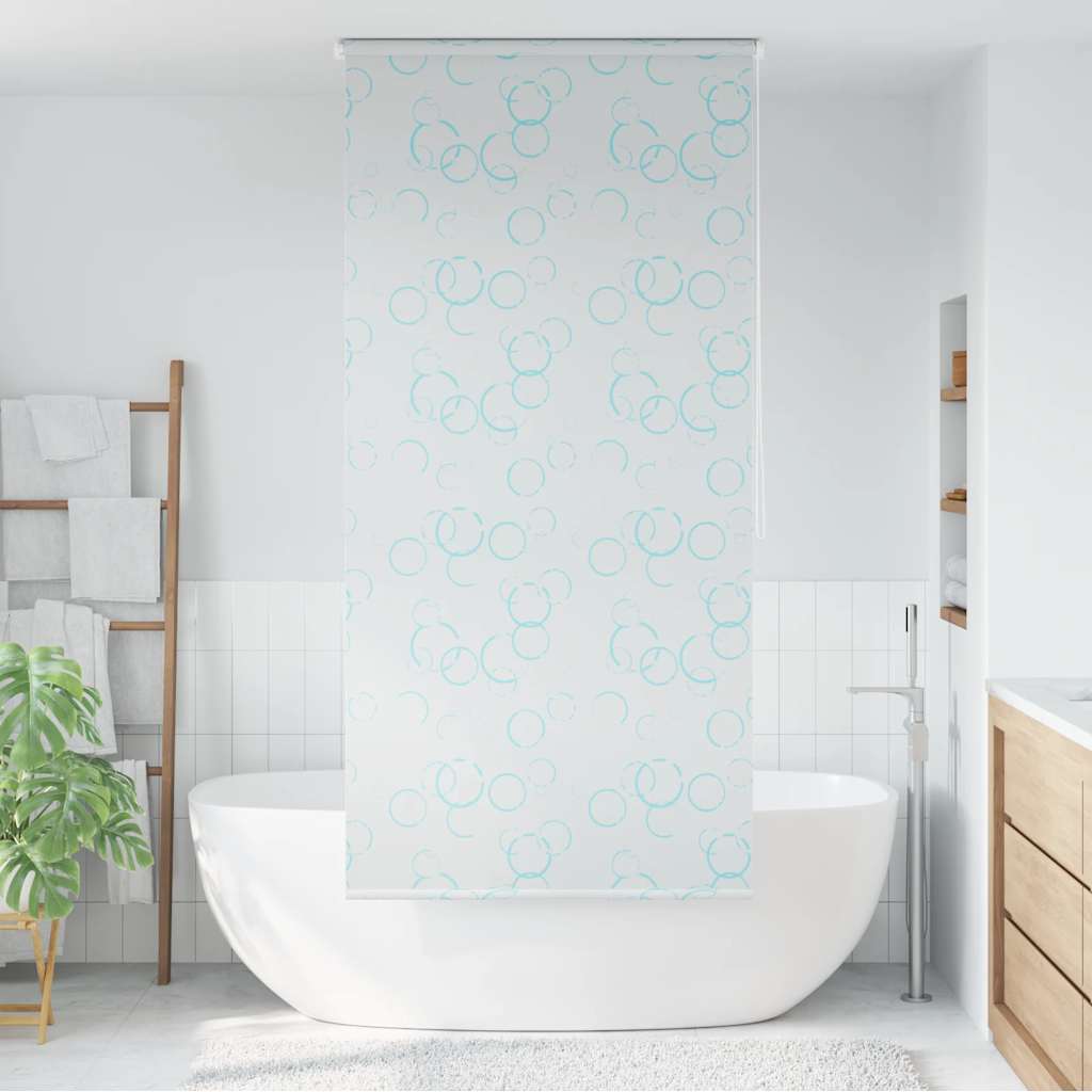 Rullgardin för dusch 120x240 cm bubbla