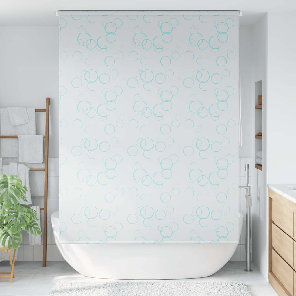 Rullgardin för dusch 140x240 cm bubbla