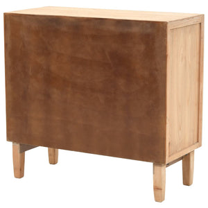 Byrå massivt granträ 80x36x75 cm