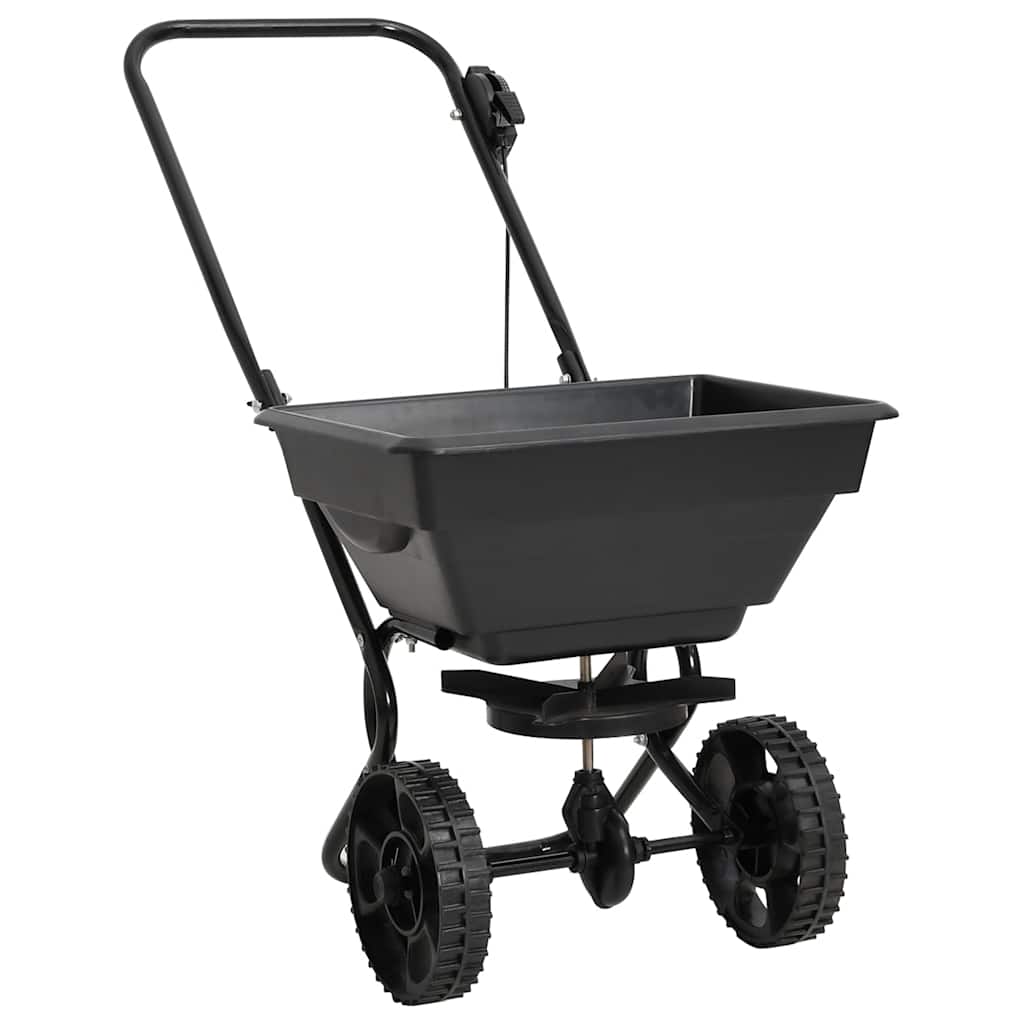 Saltspridare manuell PVC och stål 80x46x75 cm 15 L