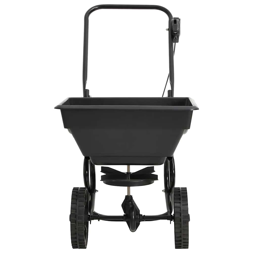 Saltspridare manuell PVC och stål 80x46x75 cm 15 L
