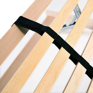 Ribbotten utan madrass med 28 ribbor 7 zoner 140x200 cm