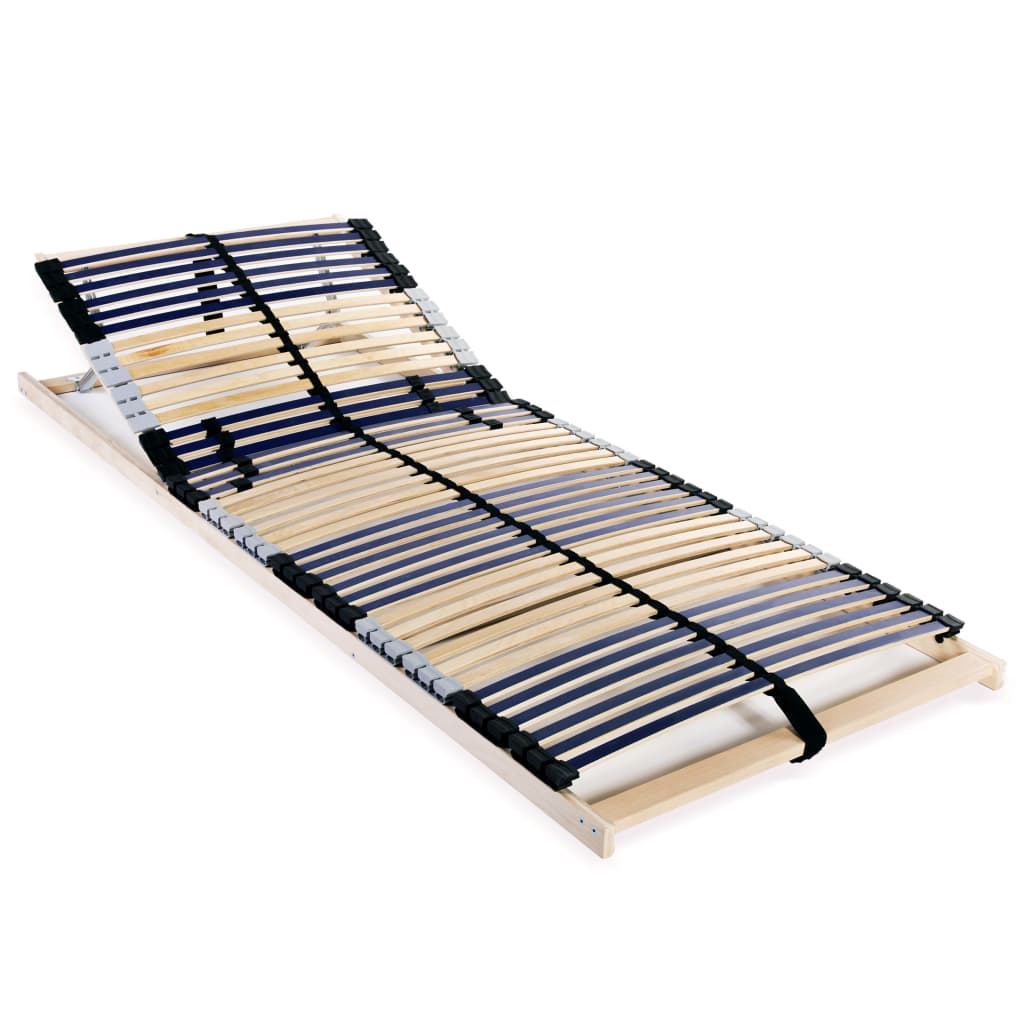 Ribbotten utan madrass med 42 ribbor 7 zoner 70x200 cm