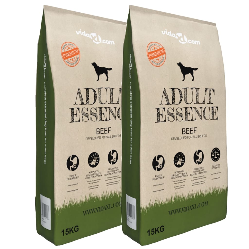 Premium hundmat torr Adult Essence Beef (2 x 15 kg)