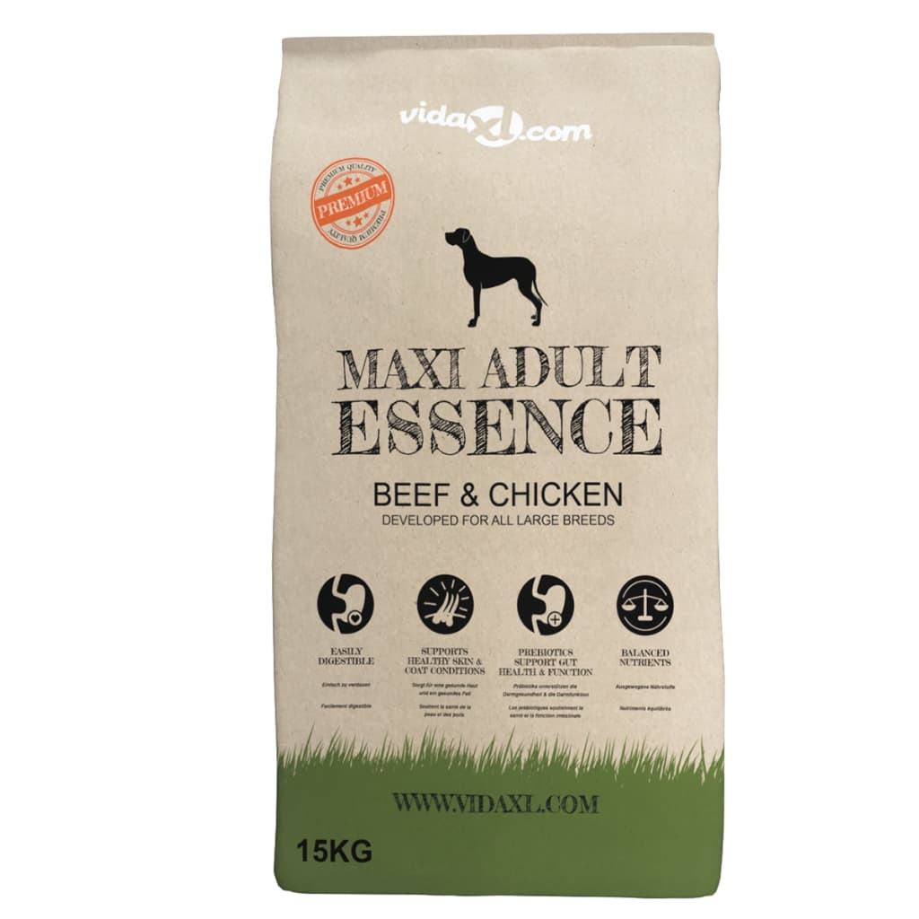 Premium Hundmat torr Maxi Adult Essence Beef&Chicken (2 x 15 kg)