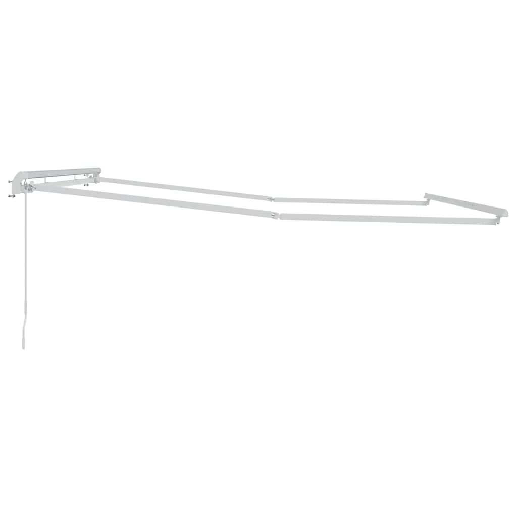 Markisram Vit 500 × 300 cm Aluminium