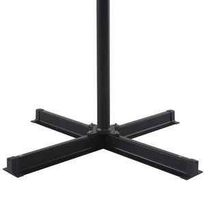 Trädgårdsparasoll med aluminiumstång 500 cm antracit