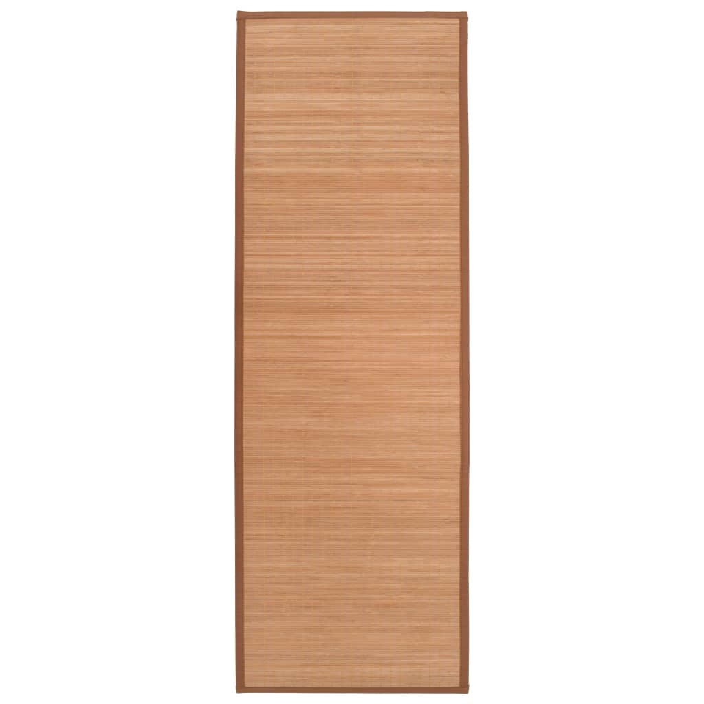 Yogamatta i bambu 60x180 cm brun