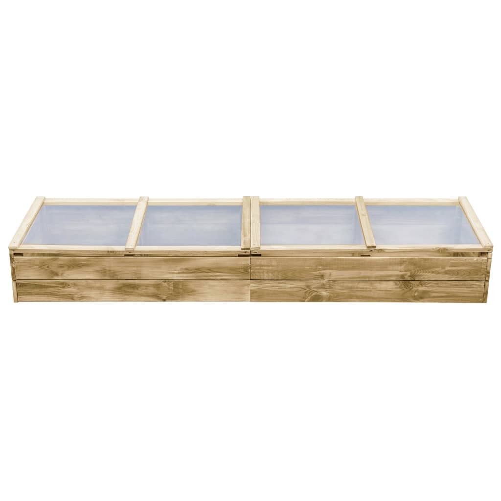 Växthus impregnerad furu 200x50x35 cm