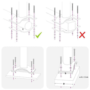 Infällbar sidomarkis 100 x 300 cm svart