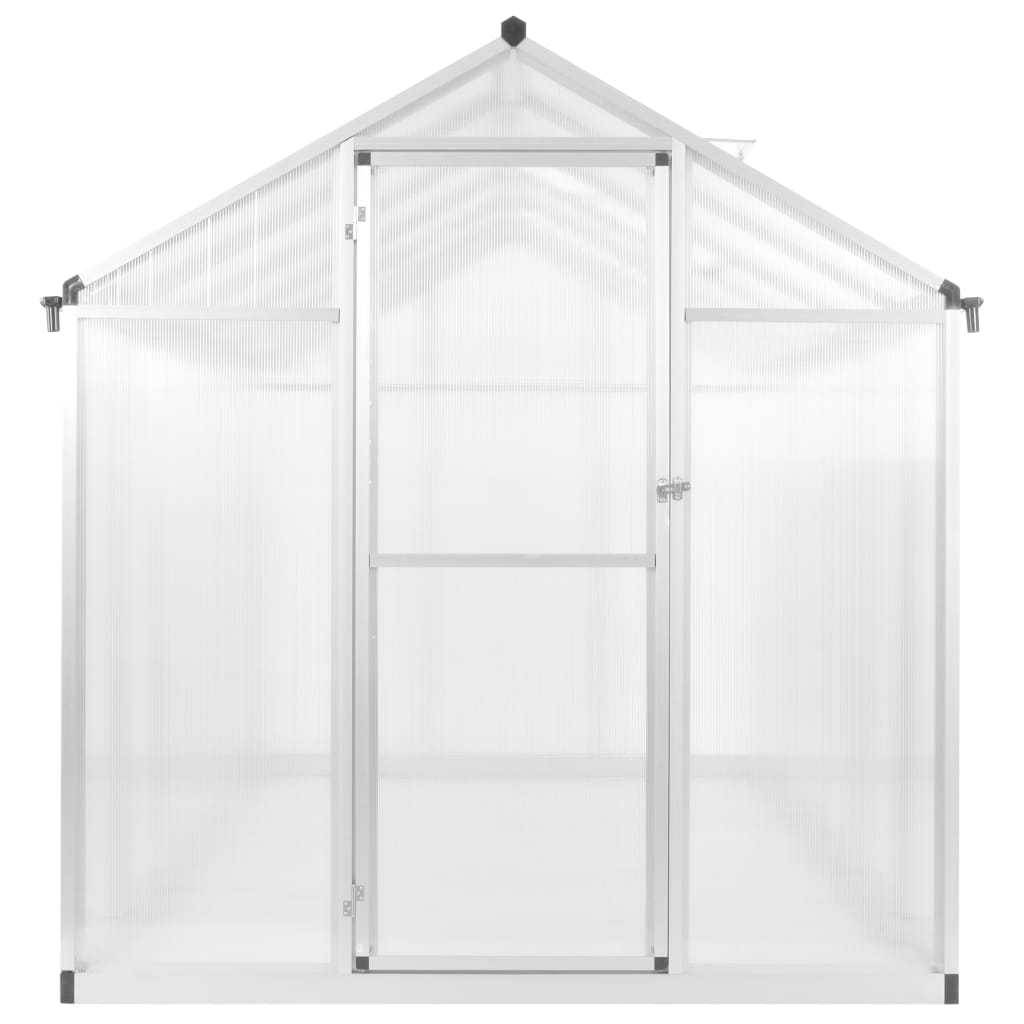 Växthus aluminium 302x190x195 cm 11,19 m³