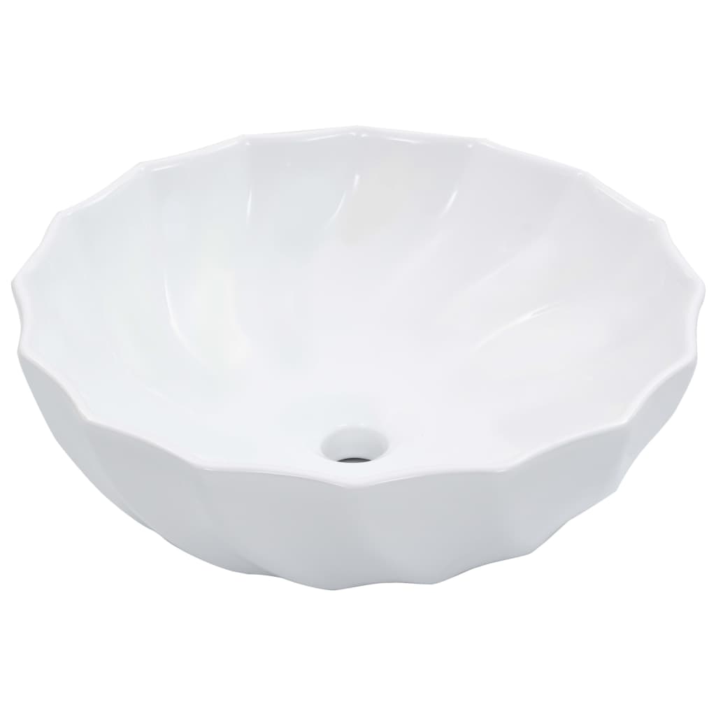 Handfat 46x17 cm keramik vit