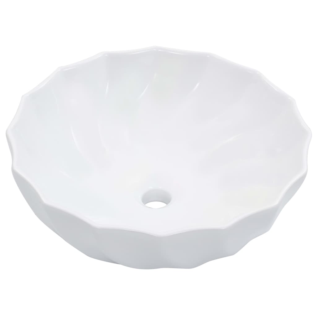 Handfat 46x17 cm keramik vit