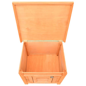 Katthus massiv furu och granträ 50x46x43,5 cm