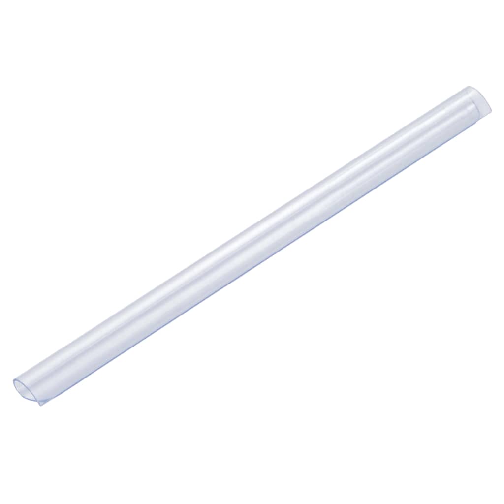 Klämmor för insynsskydd 100 st PVC genomskinlig
