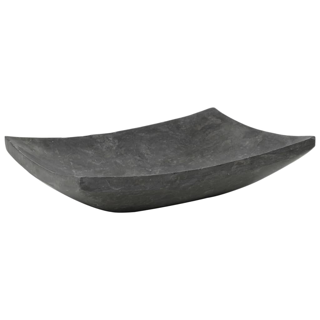 Handfat 50x35x12 cm marmor svart
