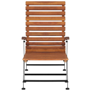 Däckstol massivt akaciaträ