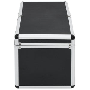 Förvaringsväskor 2 st svart aluminium