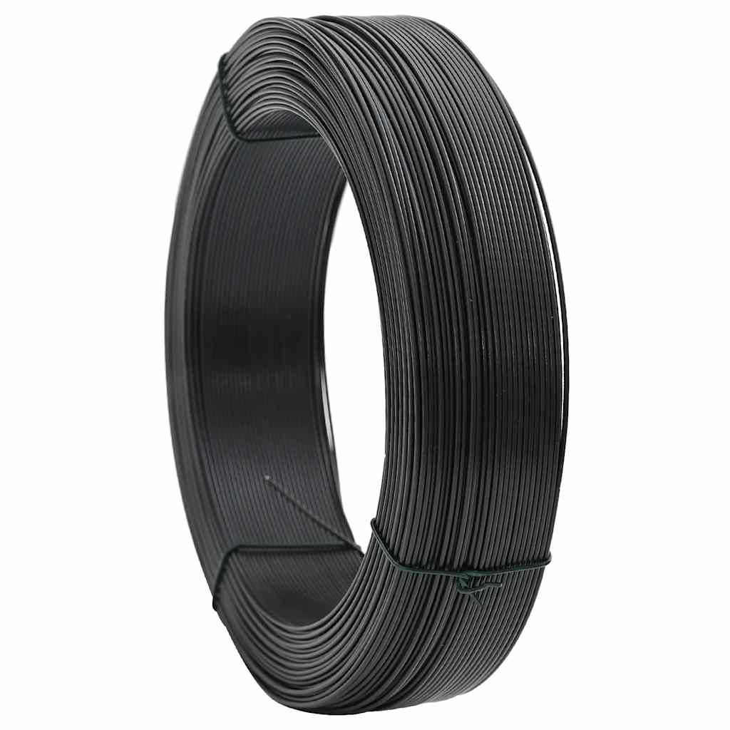 Stagtråd 250 m 1,6/2,5 mm stål antracit