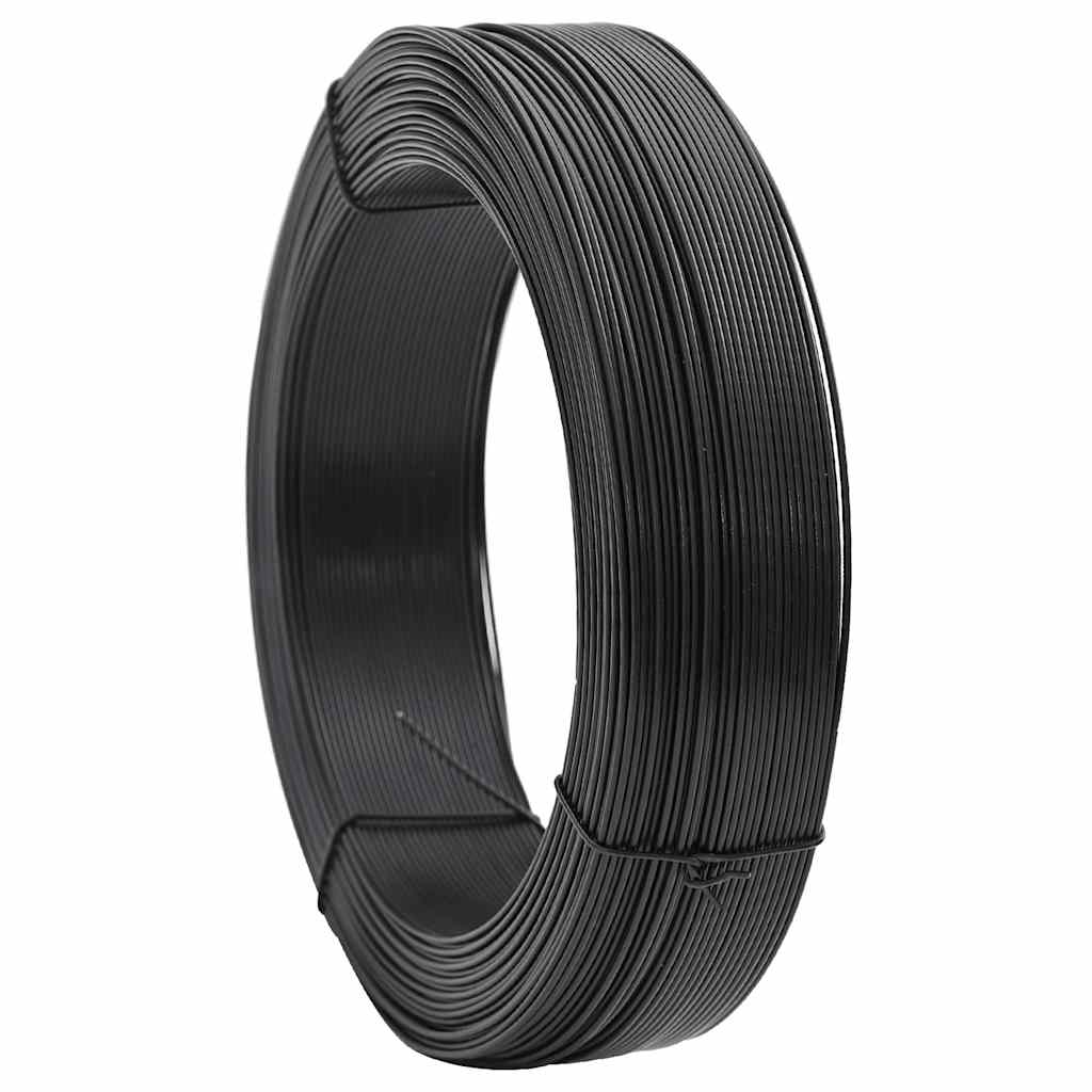 Stagtråd 250 m 2,3/3,8 mm stål antracit