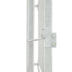 Hundgård för utomhusbruk 200x400x100 cm