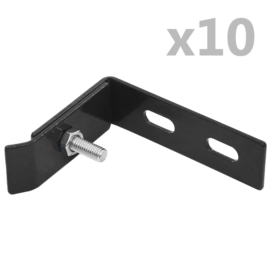 Hörnkoppling 10 set antracit