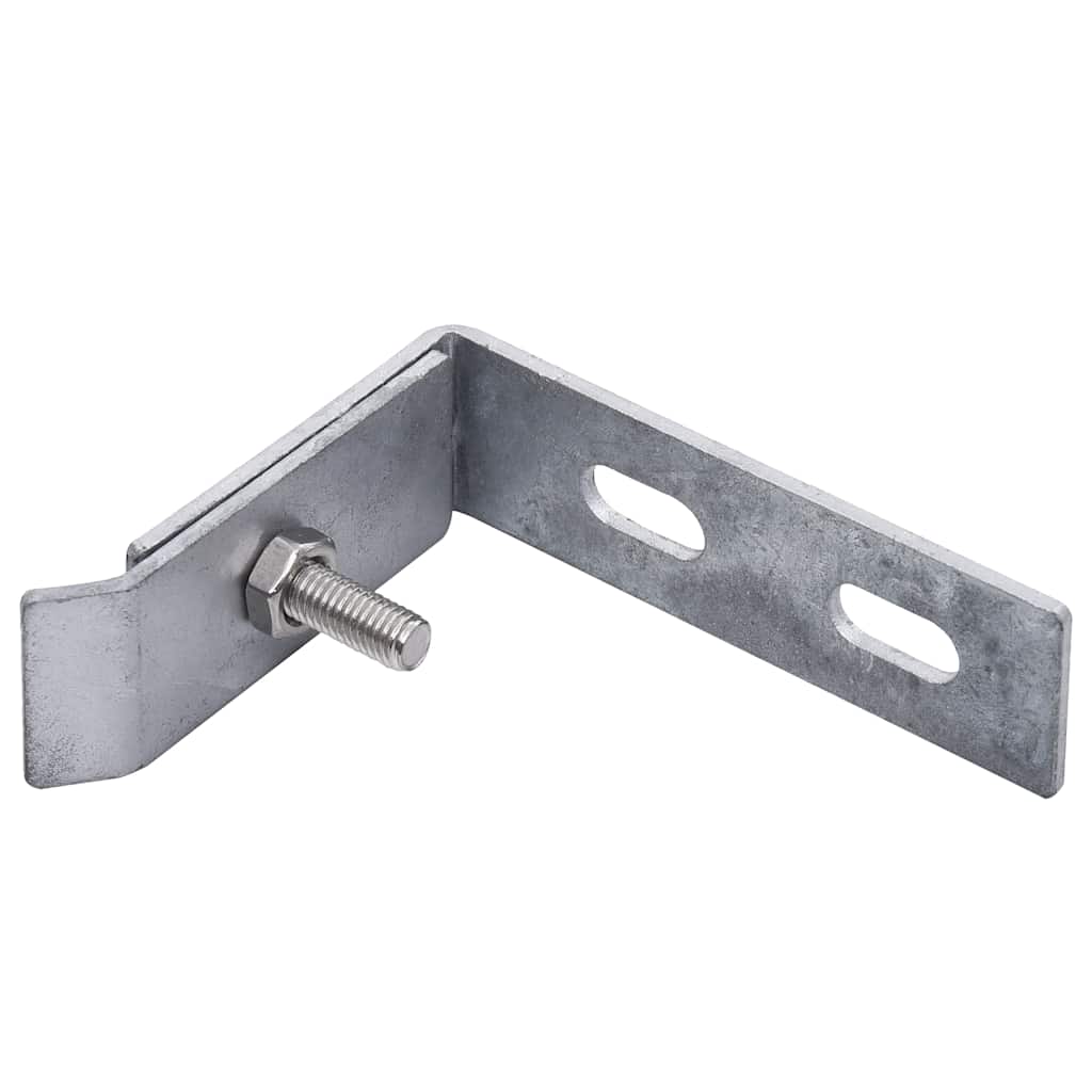 Hörnkoppling 10 set silver